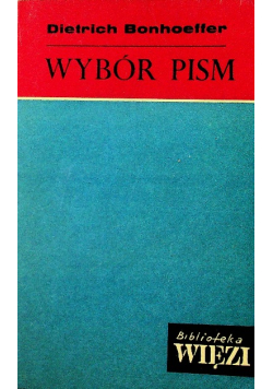 Bonhoeffer Wybór pism
