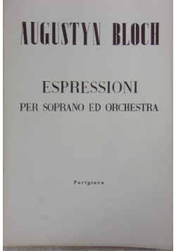 Espressioni per soprano ed orchestra