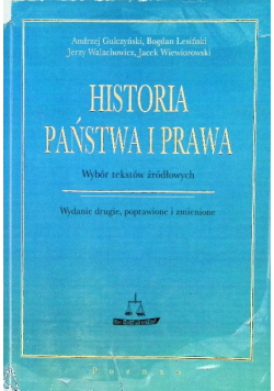 Historia państwa i prawa
