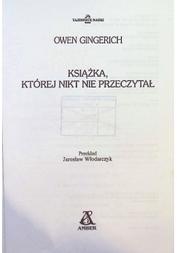 Książka, której nikt nie przeczytał