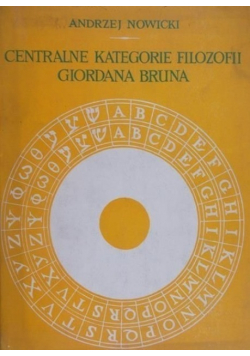 Centralne kategorie filozofii Giordana Bruna