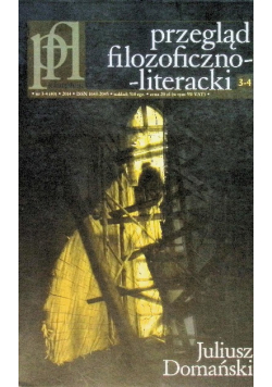Przegląd filozoficzno literacki Nr 1 i 2 / 12