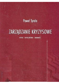 Zarządzanie kryzysowe