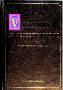 Volumina contutionum 1611 - 1640 Tom 3