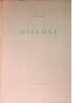 Lukian Dialogi Tom I