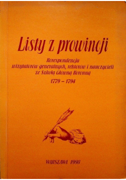 Listy z prowincji 1779 - 1794