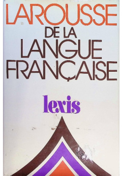 Dictionnaire de la langue française-lexis