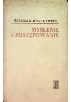 Myślenie i postępowanie