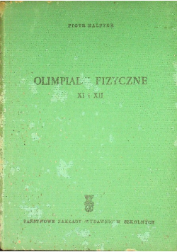 Olimpiady fizyczne XI i XII