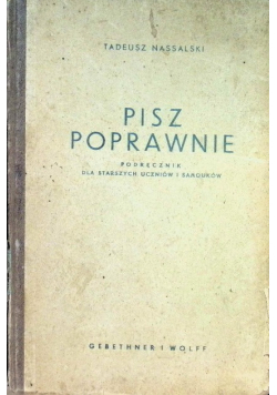 Pisz Poprawnie 1947 r.