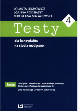 Testy dla kandydatów na studia medyczne 4