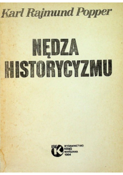 Nędza historycyzmu