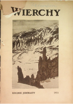 Wierchy, 1933 r