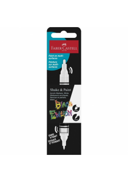 Marker akrylowy Black Edition biały FABER-CASTELL