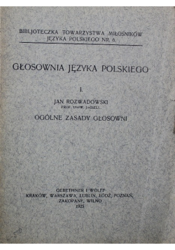Głosownia Języka Polskiego 1925 r.