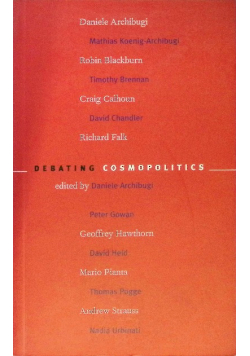 Debating Cosmopolitics