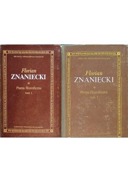 Pisma filozoficzne Tom 1 i 2