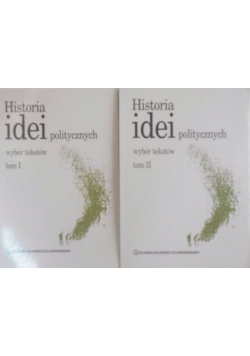 Historia idei politycznych wybór tekstów Tom I do II