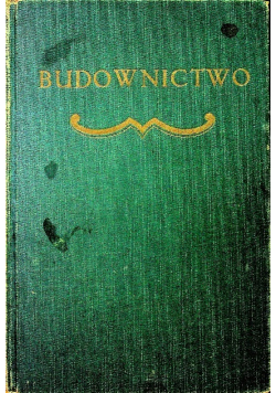 Budownictwo  1929 r.