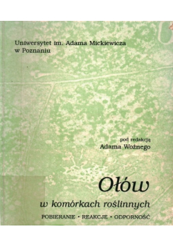 Ołów w komórkach roślinnych