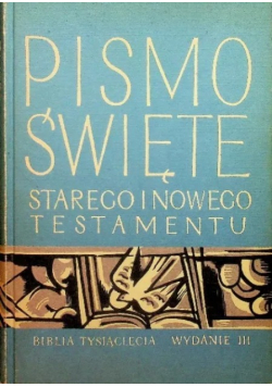Biblia tysiąclecia Pismo Święte Starego i Nowego Testamentu