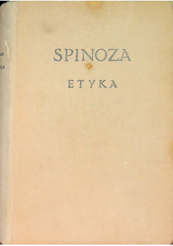 Spinoza Etyka