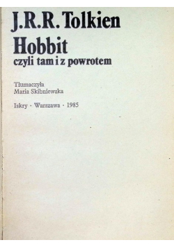 Hobbit czyli tam i z powrotem