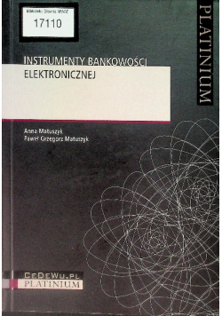 Instrumenty bankowości elektronicznej