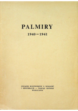 Palmiry 1940 - 1941