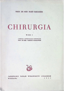 Chirurgia Tom I