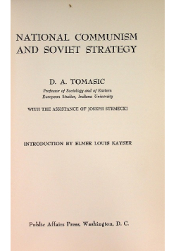 National Communism and Soviet Strategy