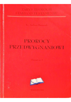Prorocy przedwygnaniowi