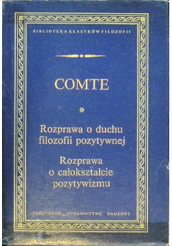 Rozprawa o duchu filozofii pozytywnej