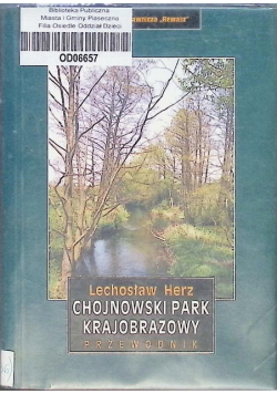 Chojnowski park krajobrazowy