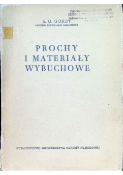 Prochy i materiały wybuchowe