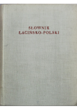Słownik łacińsko polski