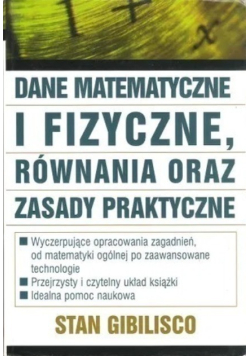 Dane matematyczne i fizyczne równania oraz zasady praktyczne
