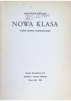 Nowa Klasa analiza systemu komunistycznego