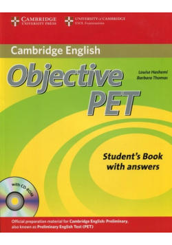 Objective PET Student's Book with answer