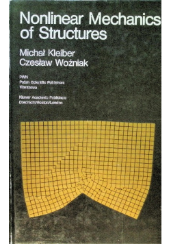 Nonlinear mechanics of structures