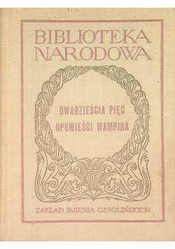 Dwadzieścia pięć opowieści wampira