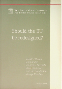Should The EU be redesigned?