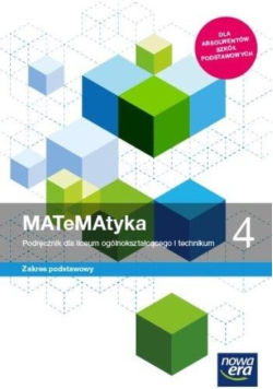 MATeMAtyka Klasa 4 Podręcznik Zakres podstawowy