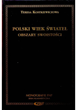 Polski wiek świateł obszary swoistości