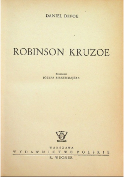 Robinson Kruzoe