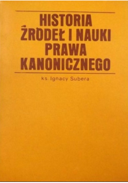 Historia źródeł i nauki prawa kanonicznego