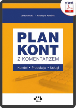 Plan kont z komentarzem – handel, produkcja, usługi (e-book)