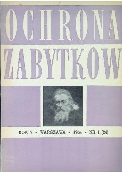 Ochrona zabytków Nr 1/54
