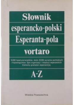 Słownik esperancko -  polski