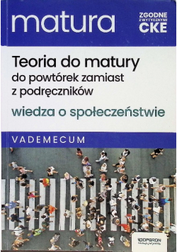 Matura 2025 Wiedza o społeczeństwie vademecum zakres rozszerzony